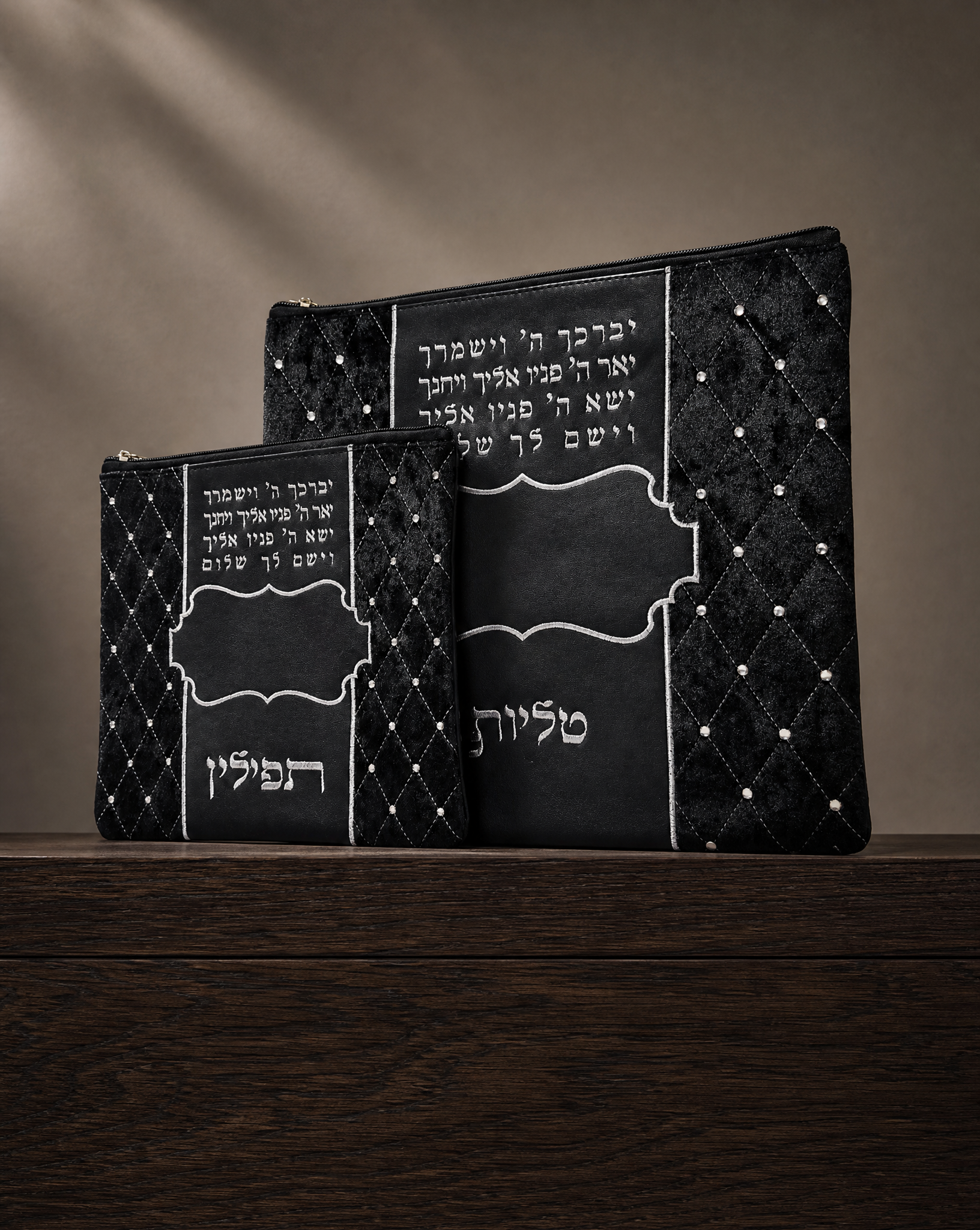 סט כיסויים לטלית ותפילין 100₪